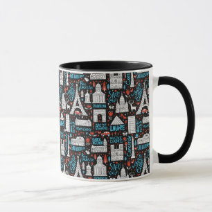Taza Modelo de los símbolos de Francia el