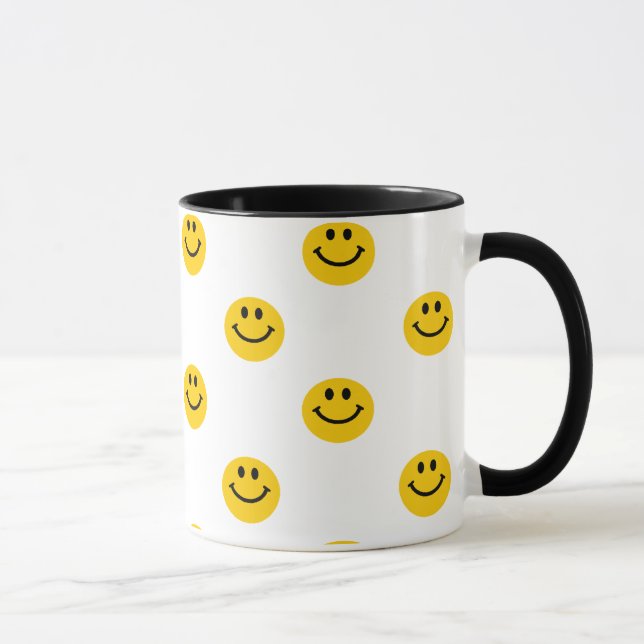 Taza Modelo de lunar amarillo (Derecha)