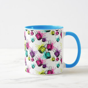 Taza Modelo de neón del esmalte de uñas