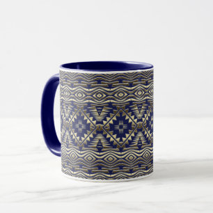 Taza modelo de oro étnico africano