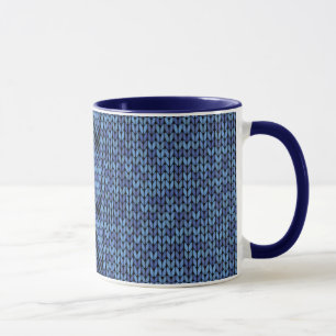 Taza Modelo de punto del azul