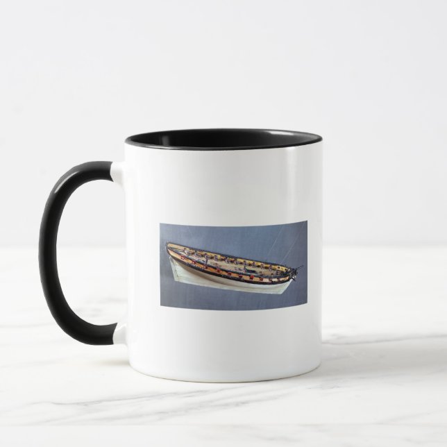 Taza Modelo de un barco pirata, c.1810 (Izquierda)