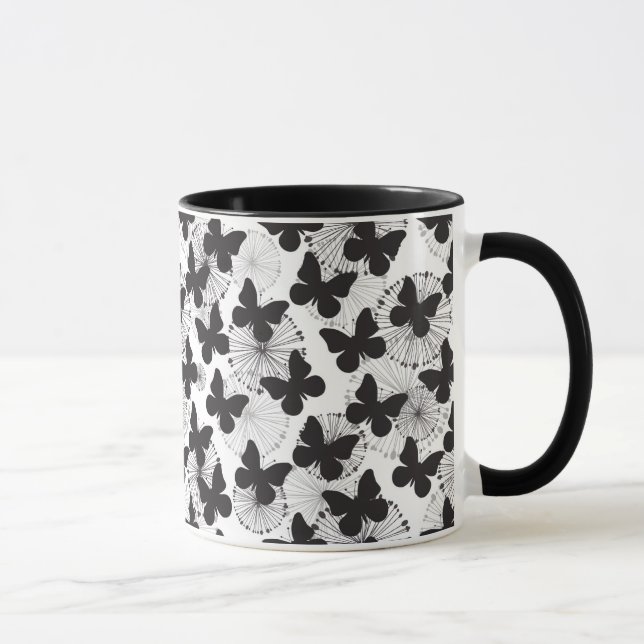 Taza modelo de una mariposa (Derecha)