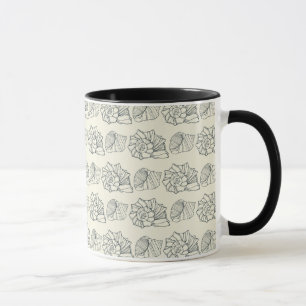 Taza Modelo decorativo de las cáscaras