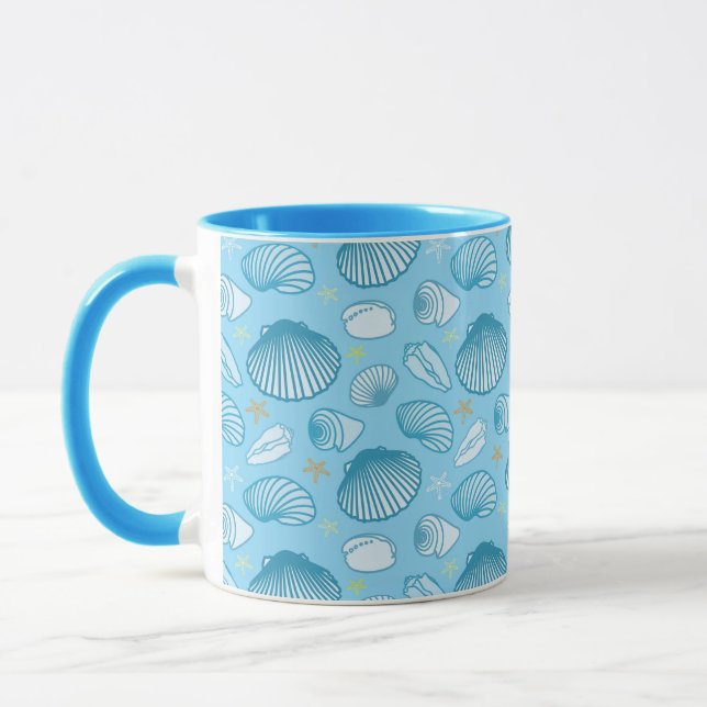 Taza Modelo del azul de océano (Izquierda)