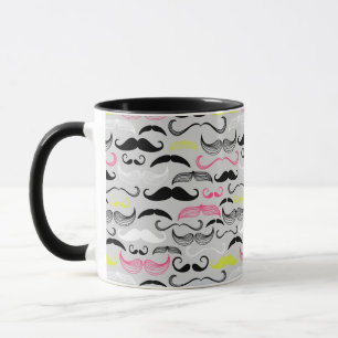 Taza Modelo del bigote, estilo retro