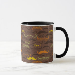 Taza Modelo del bigote, estilo retro 5