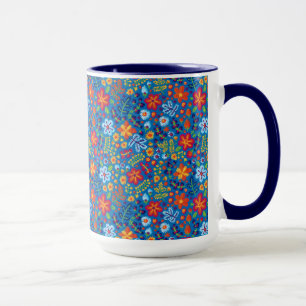 Taza Modelo del bordado de flores