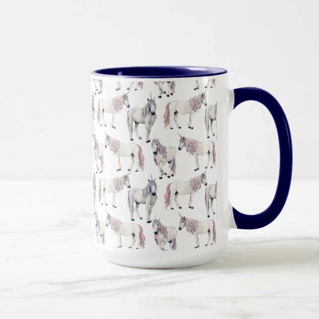 Taza Modelo del cuento de hadas del unicornio de la (Derecha)