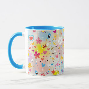 Taza modelo del dibujo animado de la diversión
