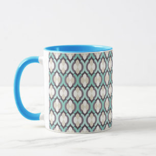 Taza Modelo del marroquí de la turquesa