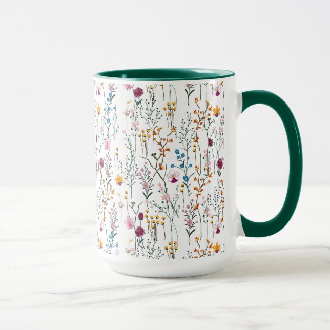 Taza Modelo del Wildflower del verano (Derecha)