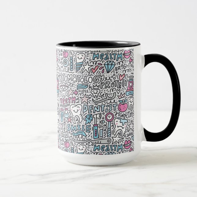 Taza Modelo dental del dibujo animado (Derecha)
