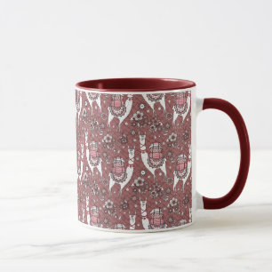 Taza Modelo divertido de las llamas