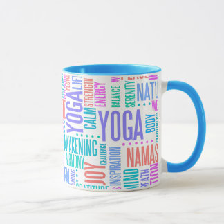 Taza Modelo elegante de la yoga de la nube en colores