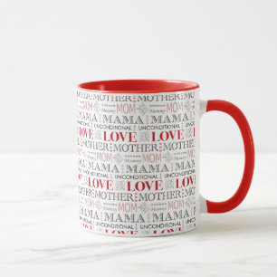 Taza Modelo elegante del cumpleaños de la madre o del