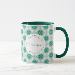 Taza modelo étnico abstracto