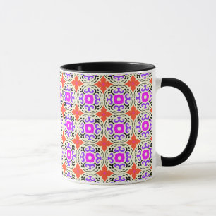 Taza Modelo étnico con adornos marroquíes
