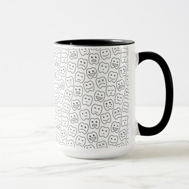 Taza Modelo feliz de los dientes (Derecha)