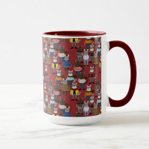 Taza Modelo fresco del gato del inconformista