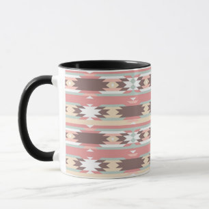 Taza Modelo geométrico en el estilo azteca 2