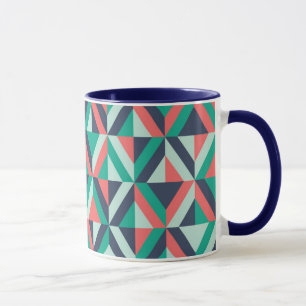 Taza Modelo geométrico moderno de los mediados de sigl