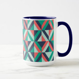 Taza Modelo geométrico moderno de los mediados de sigl