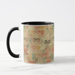 Taza Modelo geométrico retro 5