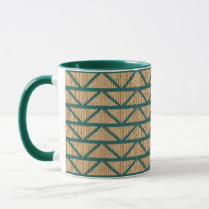 Taza Modelo hecho punto estilo étnico