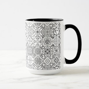 Taza Modelo inspirado de Talavera