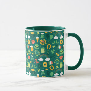 Taza Modelo irlandés lindo del icono