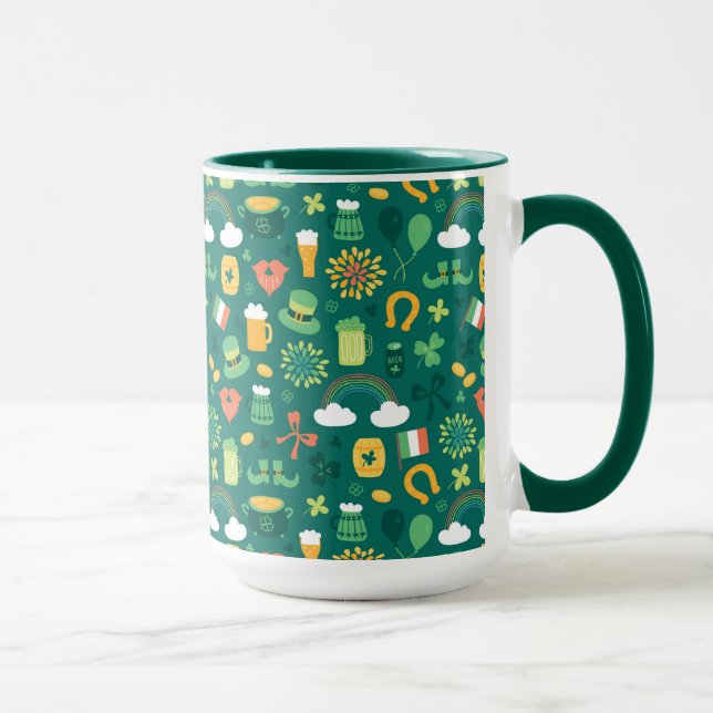 Taza Modelo irlandés lindo del icono (Derecha)