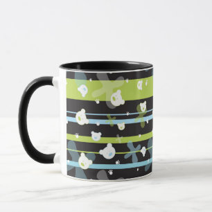 Taza Modelo lindo con pocos osos