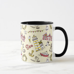 Taza Modelo lindo de la escena de la playa