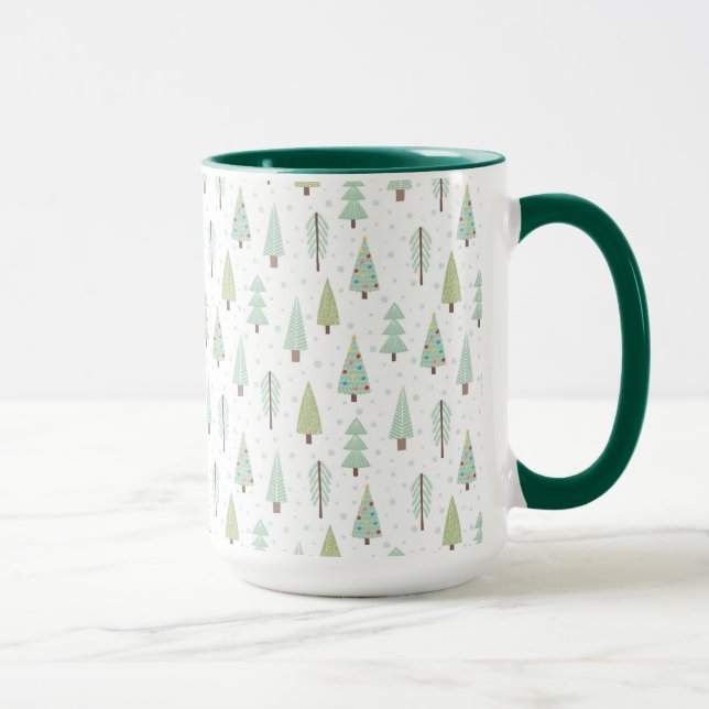 Taza Modelo lindo del árbol del día de fiesta (Derecha)