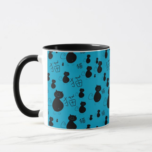 Taza Modelo lindo del gatito (Izquierda)