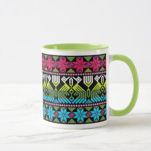 Taza Modelo maya colorido