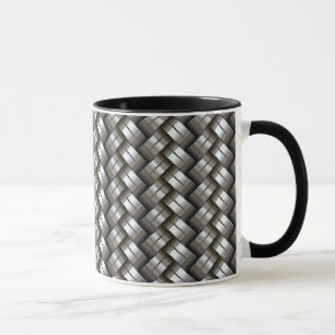 Taza Modelo metalizado tejido