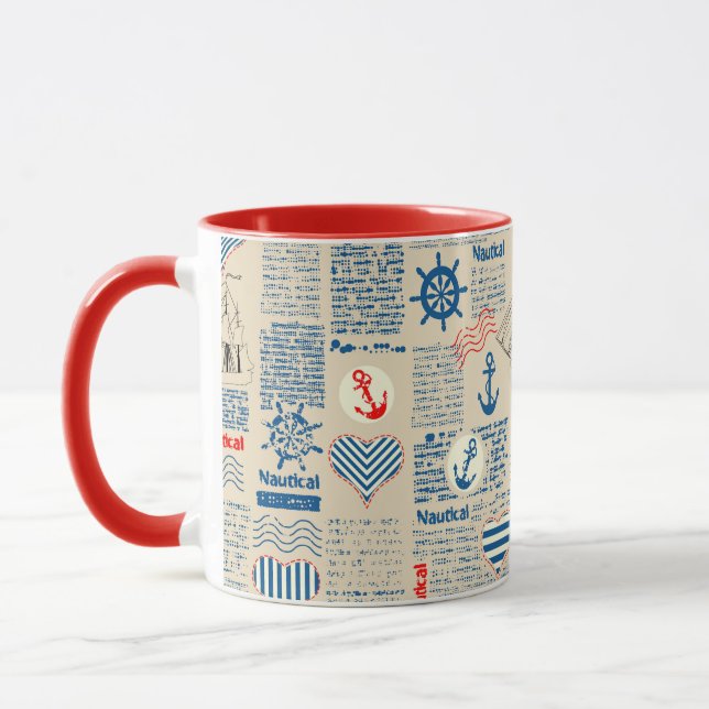 Taza Modelo náutico del periódico (Izquierda)