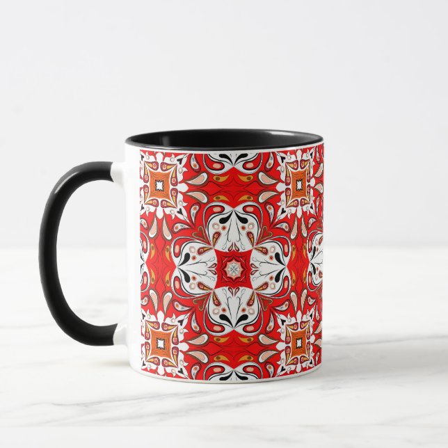 Taza Modelo portugués de la baldosa cerámica (Izquierda)