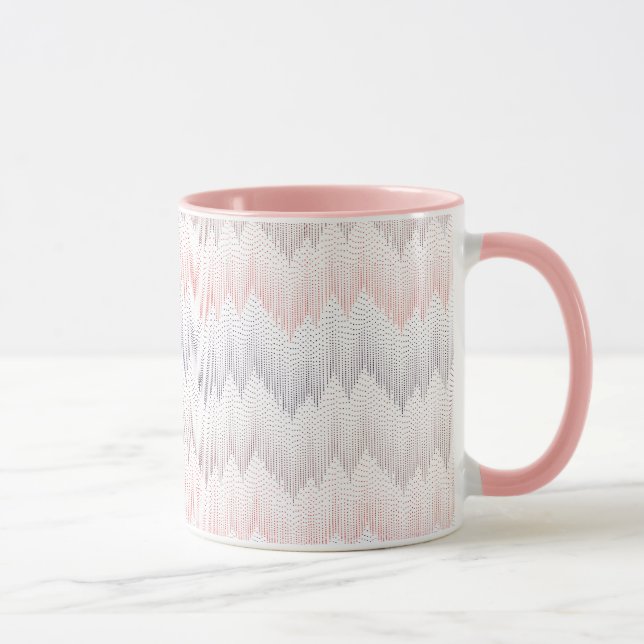 Taza Modelo punteado polca del pico de montaña (Derecha)