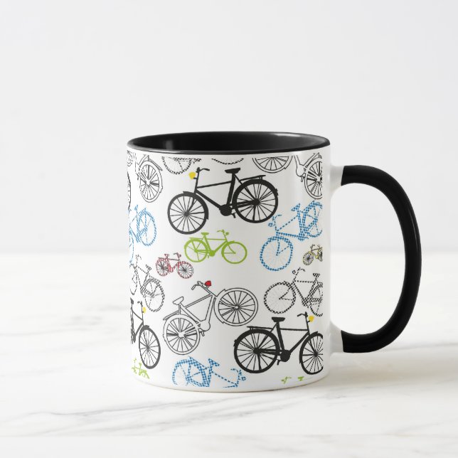 Taza Modelo retro de la bici de la bicicleta (Derecha)