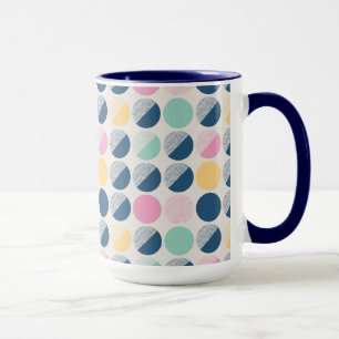 Taza Modelo retro del semicírculo