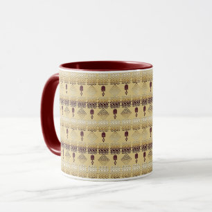 Taza Modelo tribal africano étnico