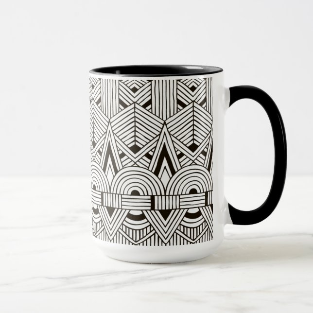 Taza Modelo tribal inspirado (Derecha)