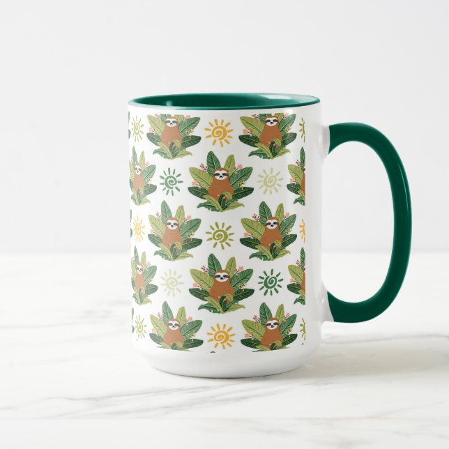 Taza Modelo tropical de la pereza (Derecha)