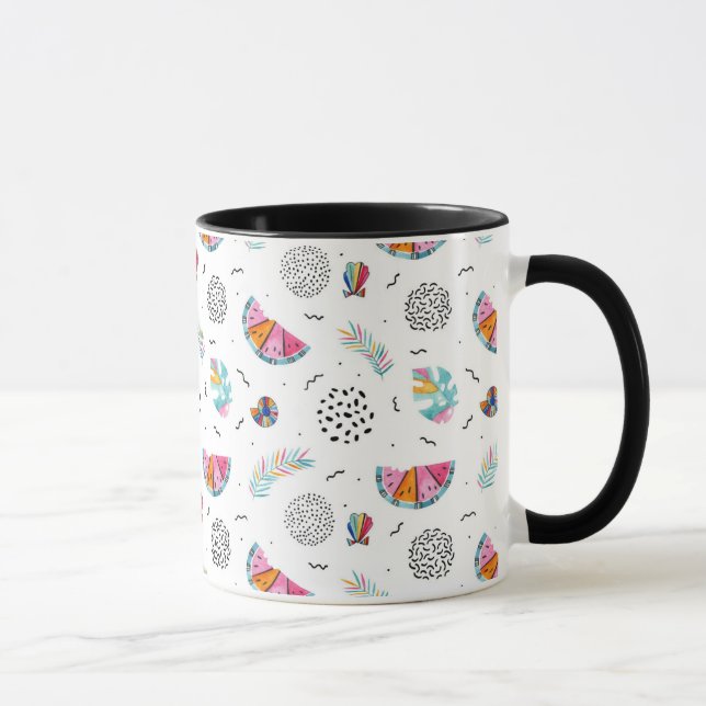 Taza Modelo tropical del verano del estilo de Memphis (Derecha)