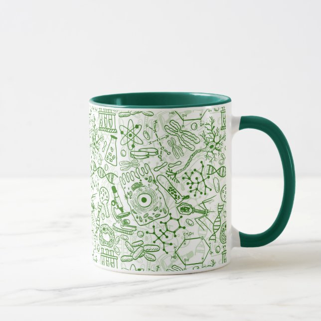 Taza Modelo verde de la biología (Derecha)