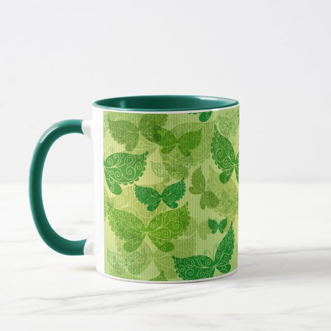 Taza Modelo verde de la primavera (Izquierda)
