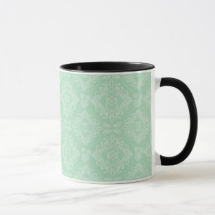 Taza Modelo verde del damasco